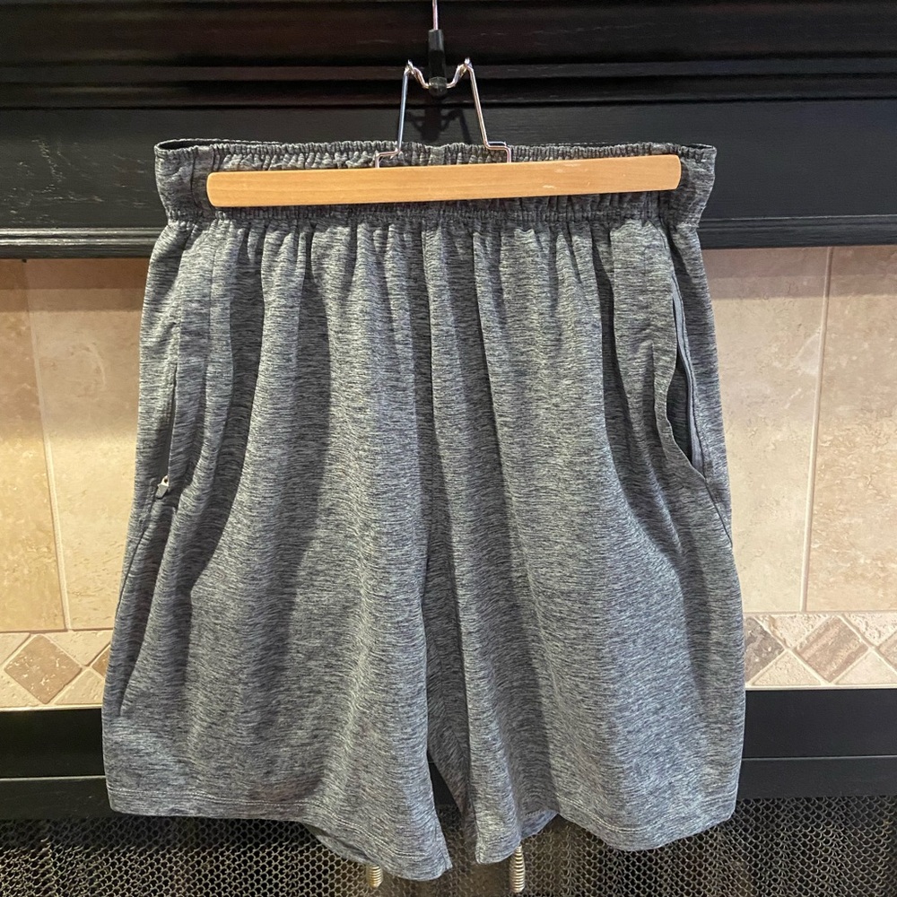 Gray Casual Shorts